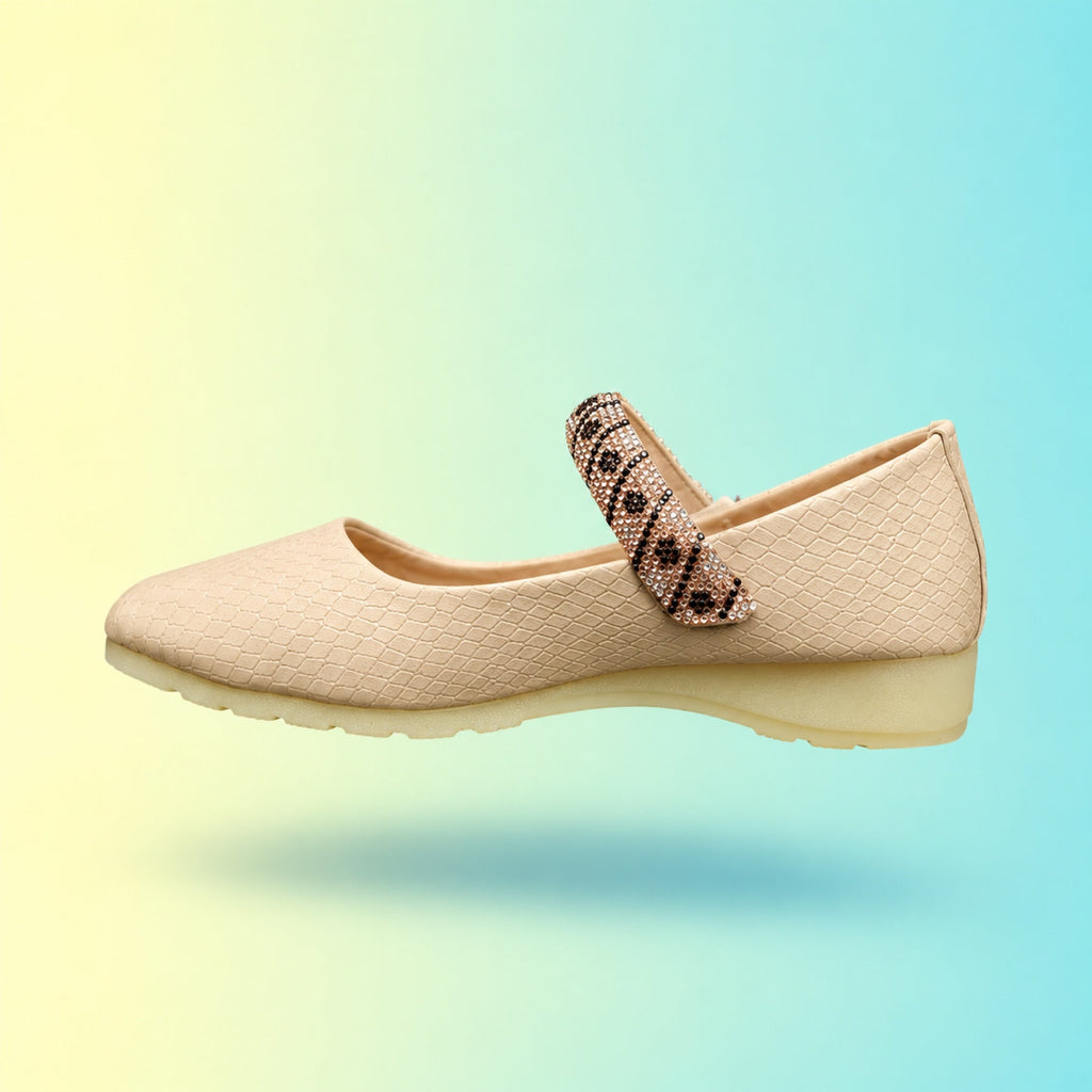 Macaw 5224 Party Shoes | Beige