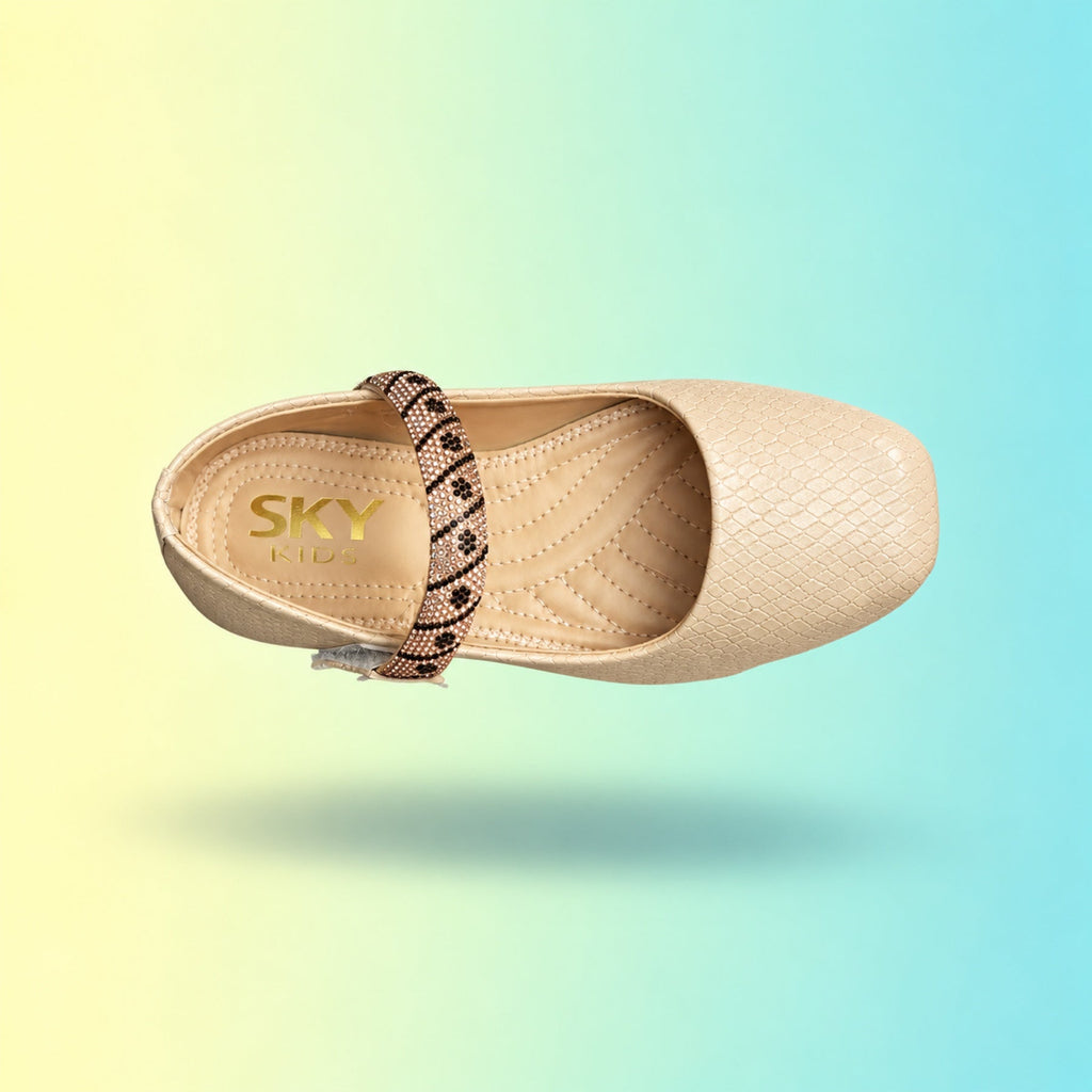 Macaw 5224 Party Shoes | Beige