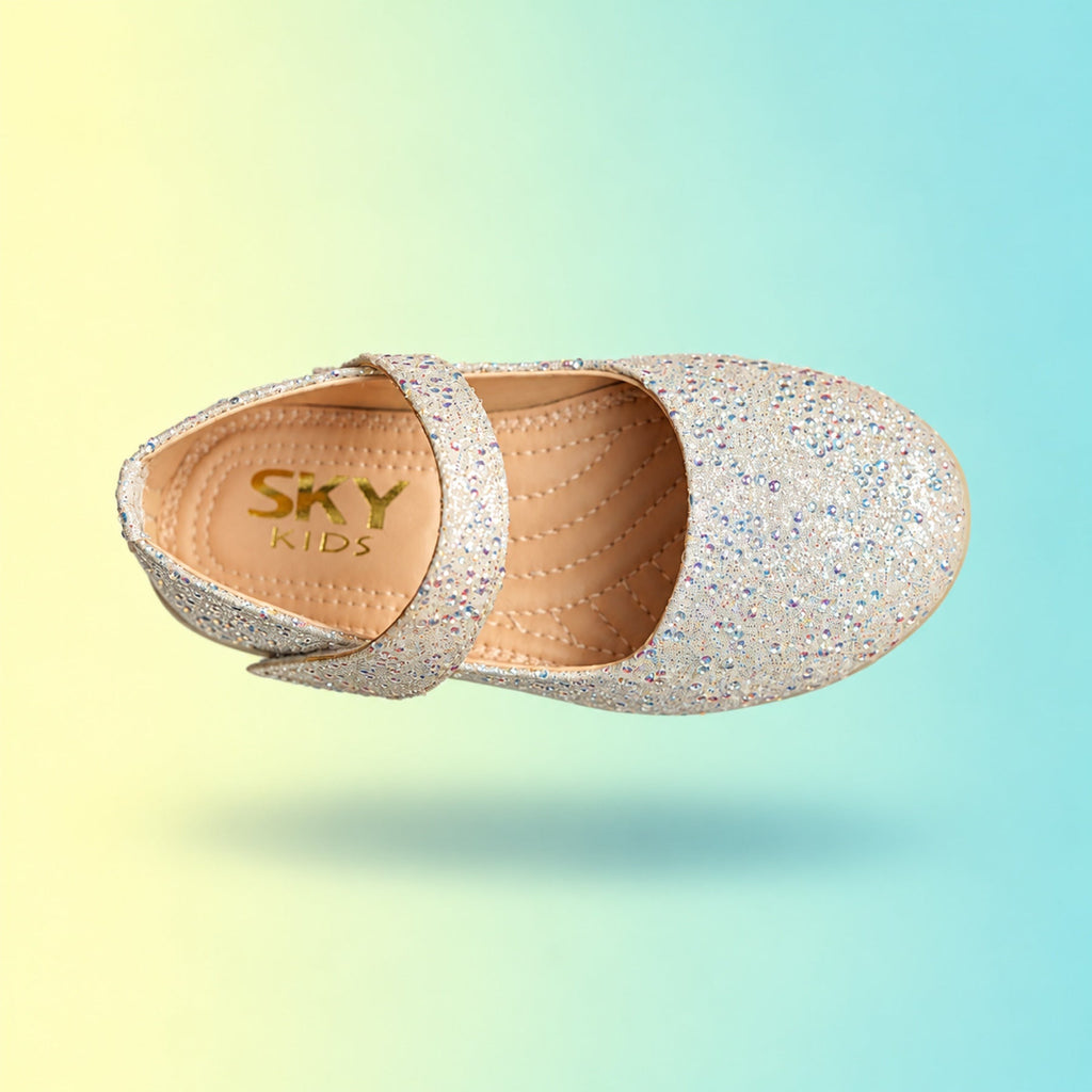 Macaw 5219 Party Shoes | Silver White