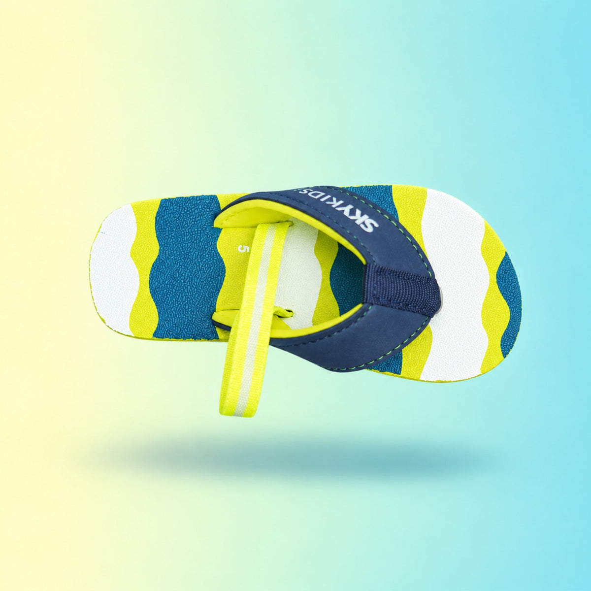 Slippers 2223 | Lime & Teal