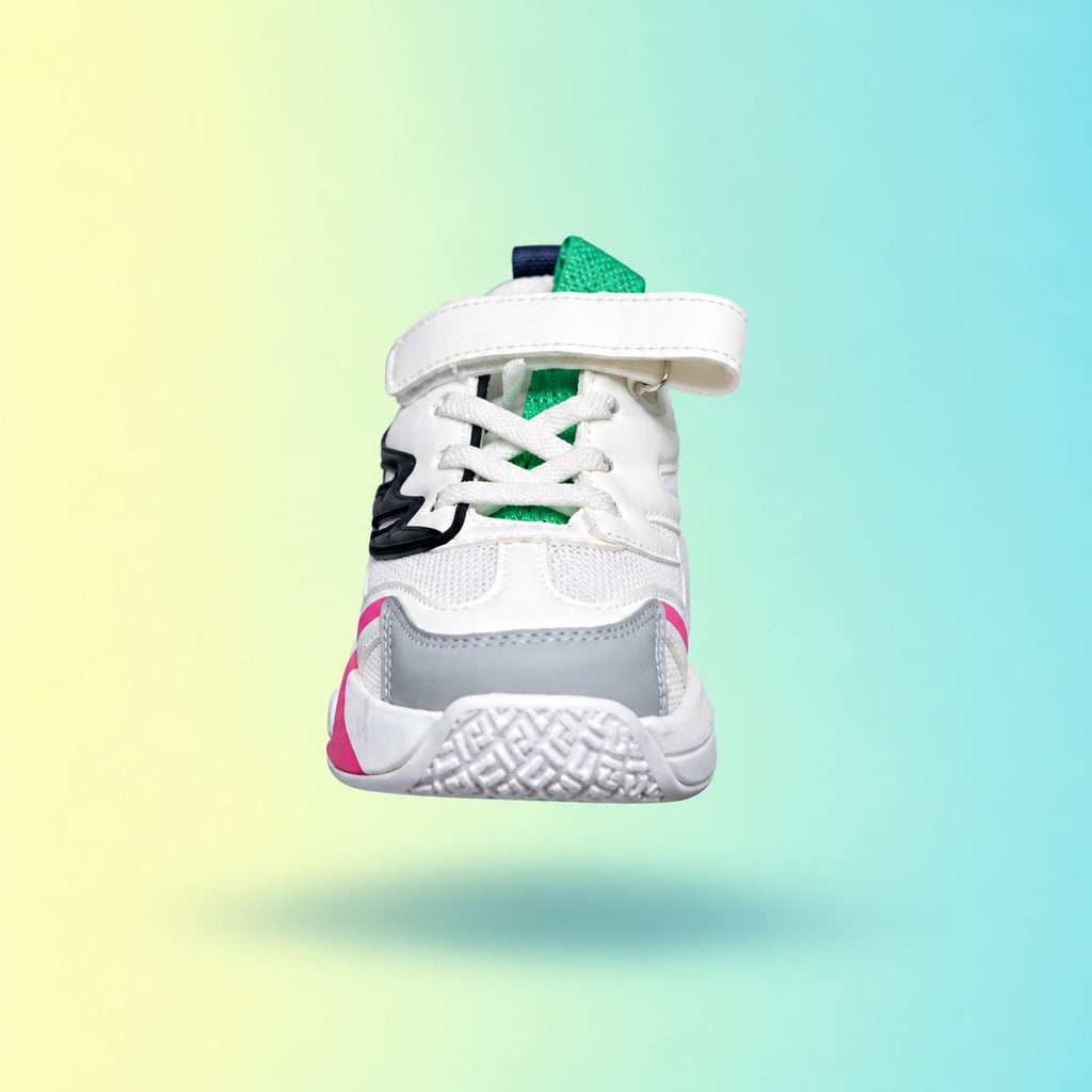 Raver 1001 Sneakers | White & Pink