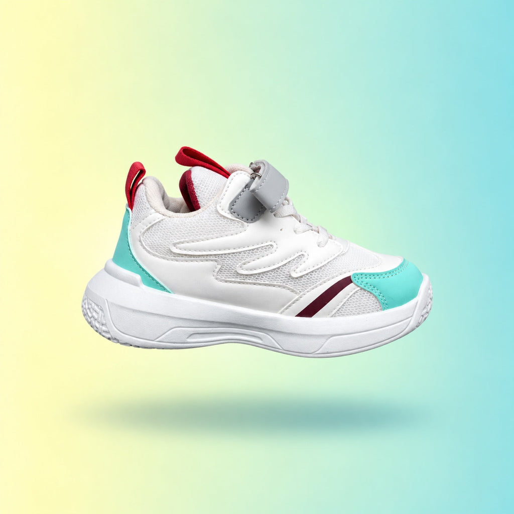 Raver 1001 Sneakers | White & Mint