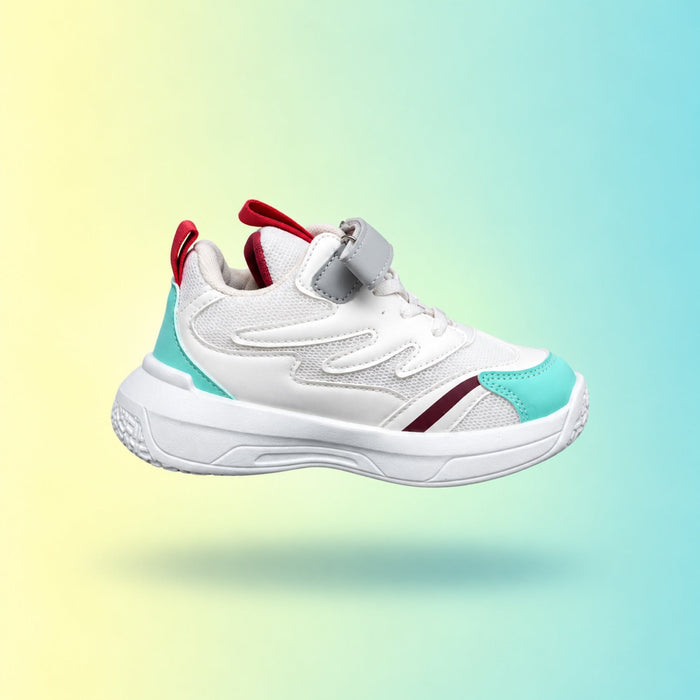 Raver 1001 Sneakers – White & Mint
