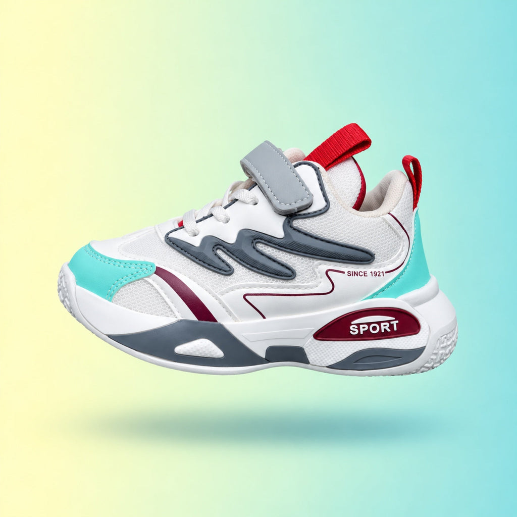 Raver 1001 Sneakers | White & Mint