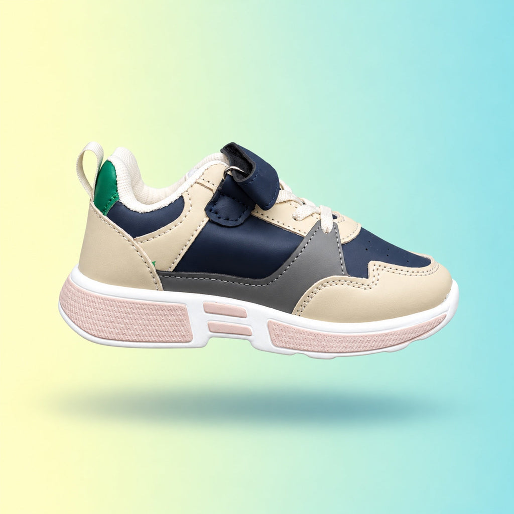 Raver 1002 Sneakers | Navy & Beige