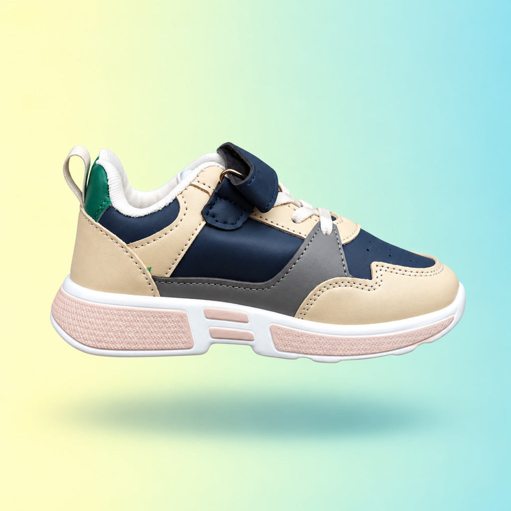 Raver 1002 Sneakers | Navy & Beige