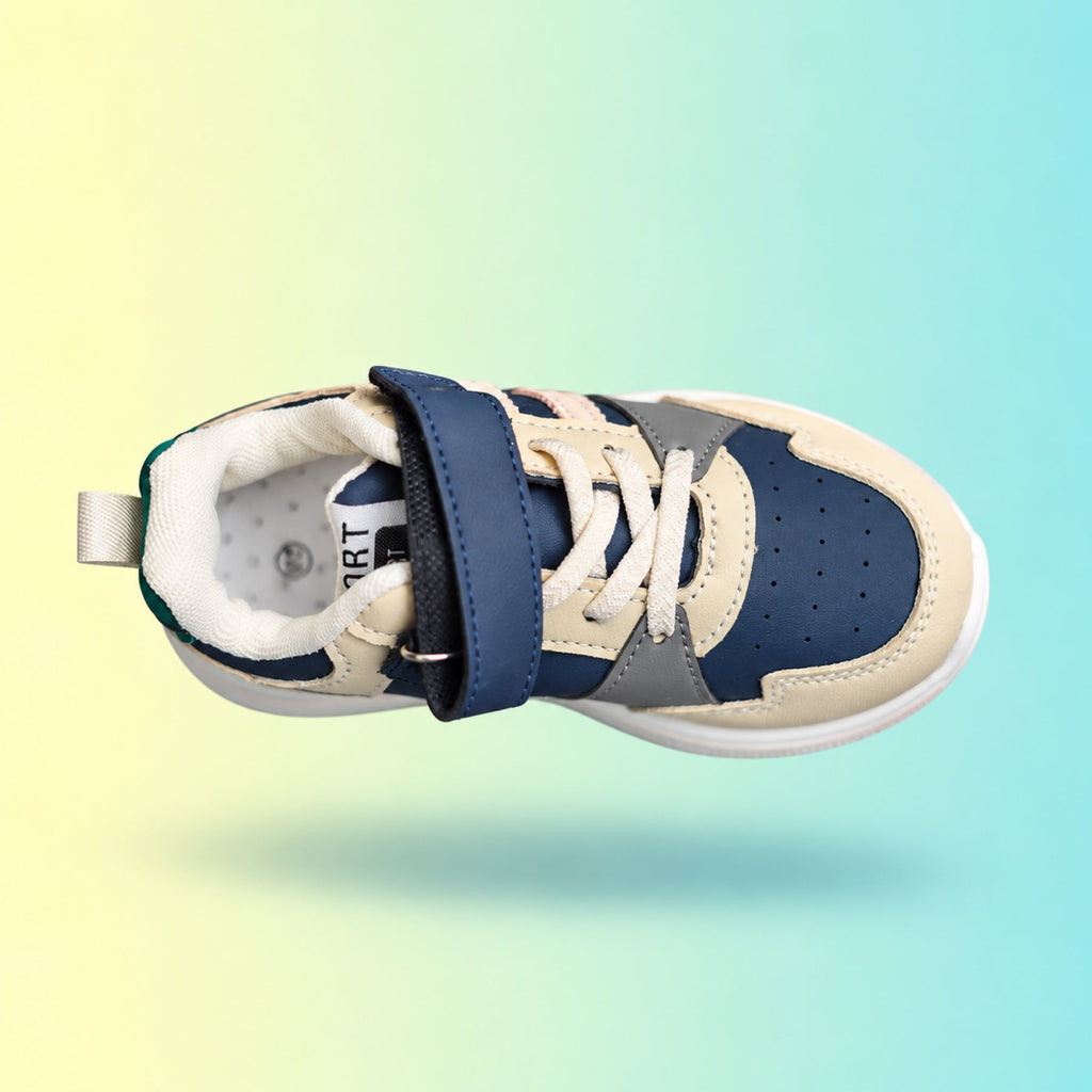 Raver 1002 Sneakers | Navy & Beige