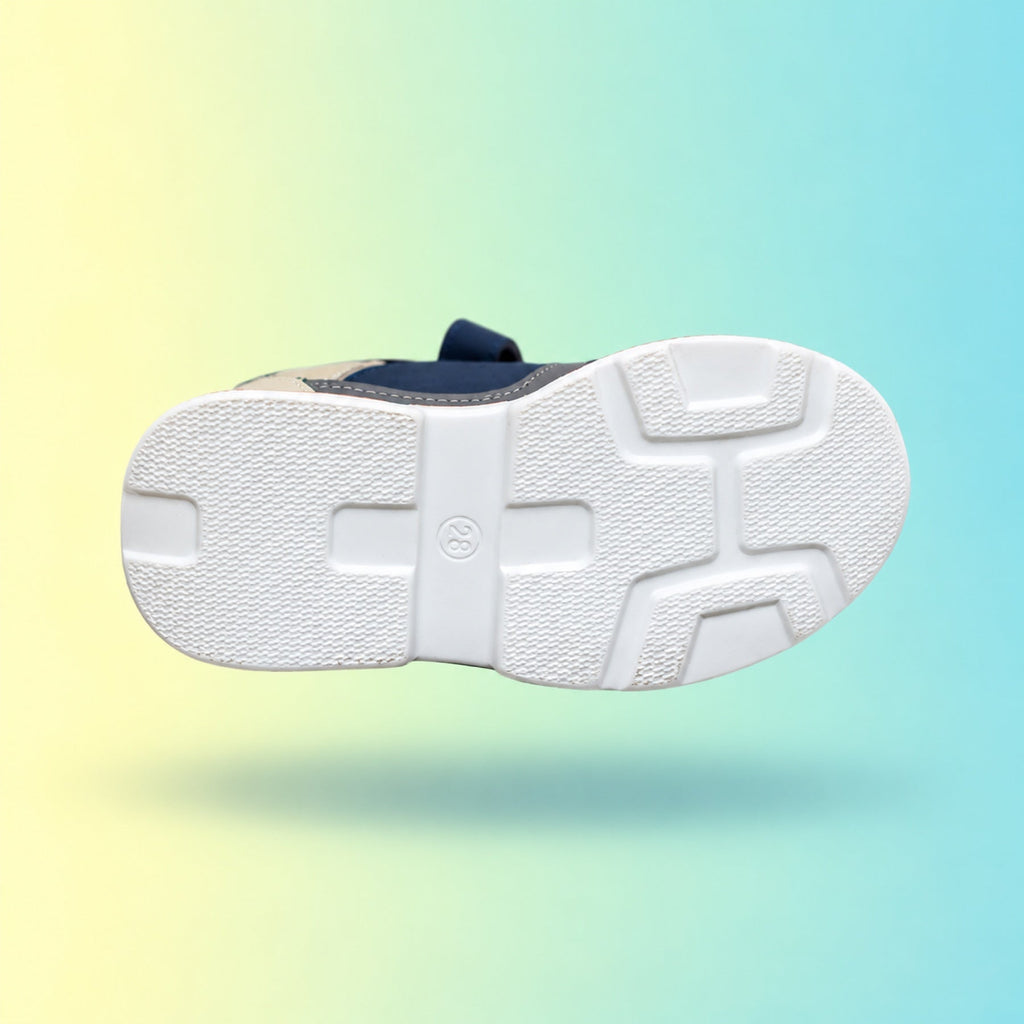 Raver 1002 Sneakers | Navy & Beige