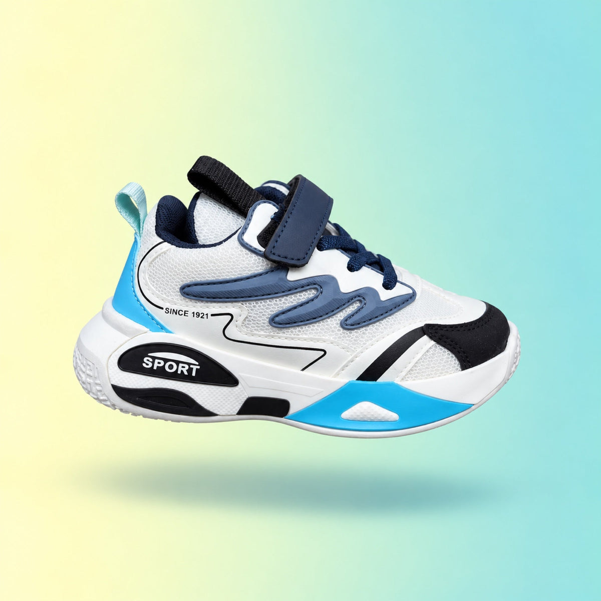 Raver 1001 Sneakers | White & Blue