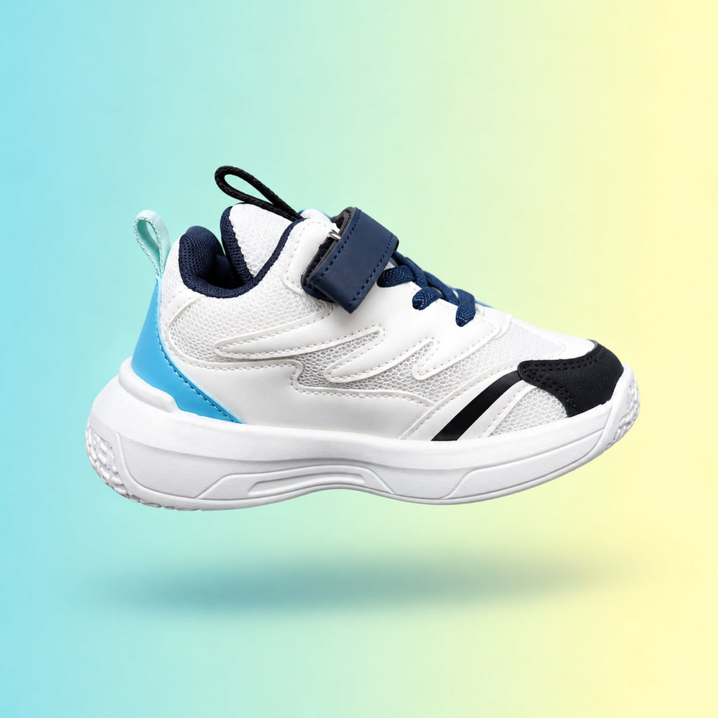 Raver 1001 Sneakers | White & Blue