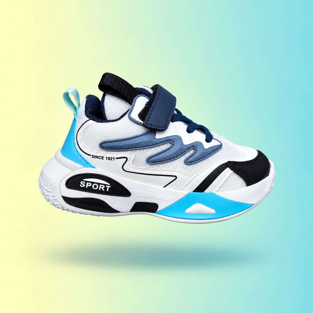 Raver 1001 Sneakers | White & Blue