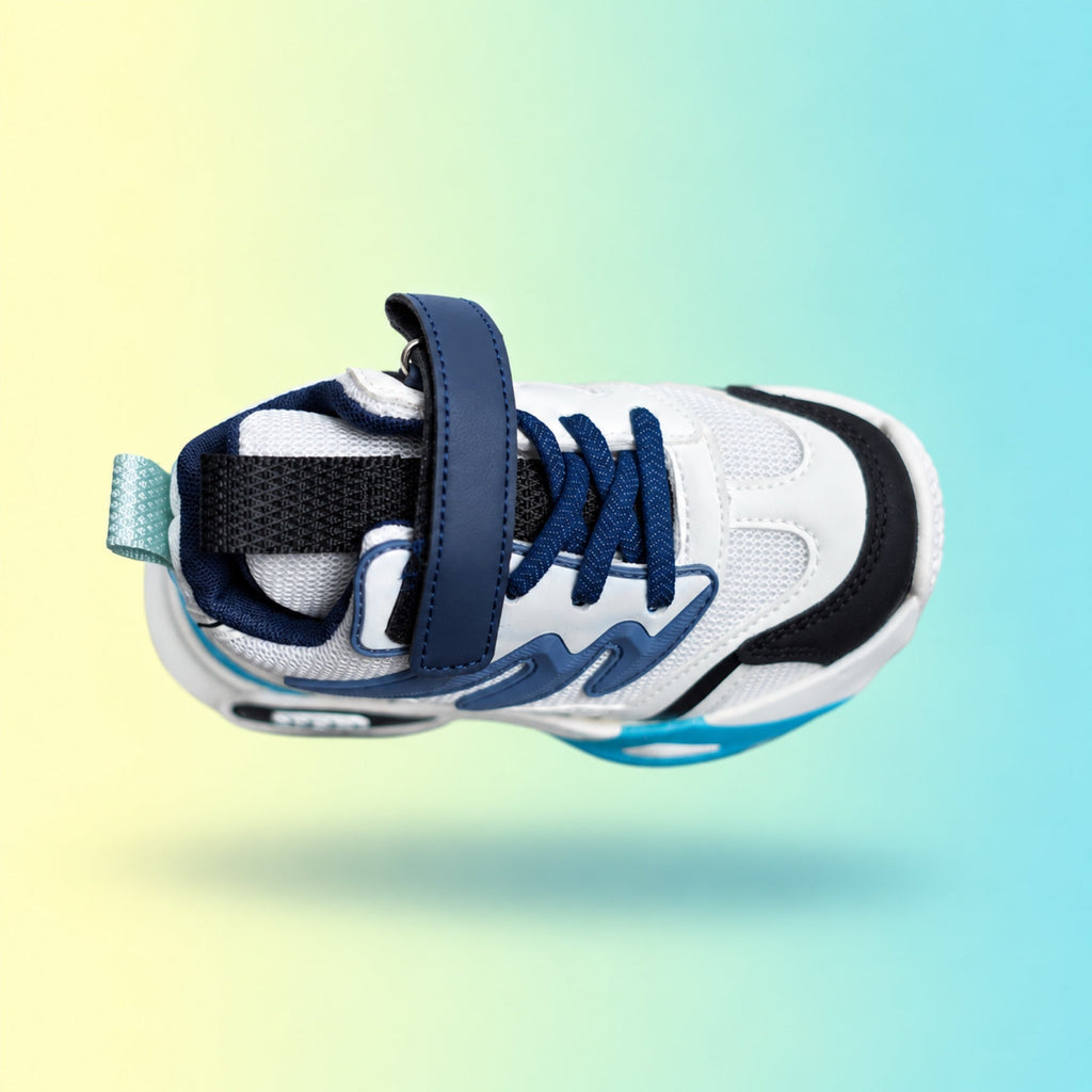 Raver 1001 Sneakers | White & Blue