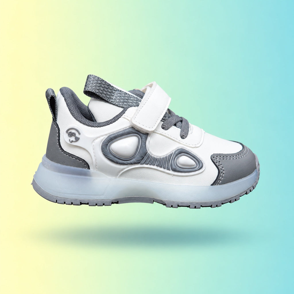 Raver 1006 Sneakers | Grey & White