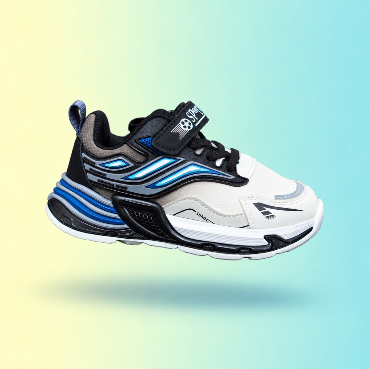 Raver 1003 Sneakers | Black & Blue