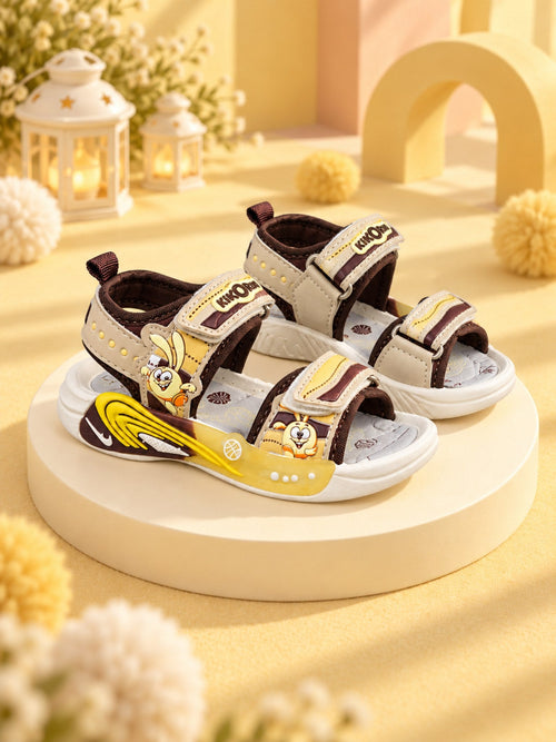 Amage-3 Sandals | Brown & Beige