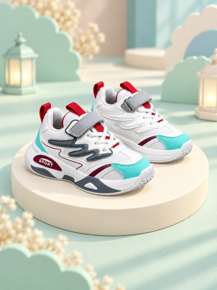 Raver 1001 Sneakers – White & Mint