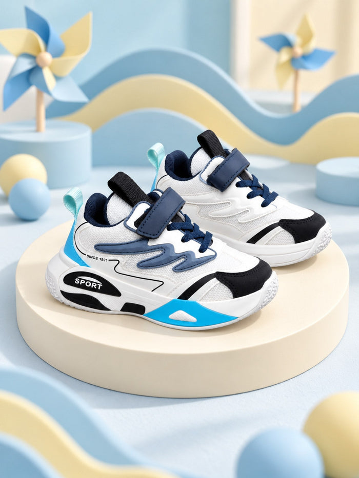 Raver 1001 Sneakers – White & Blue