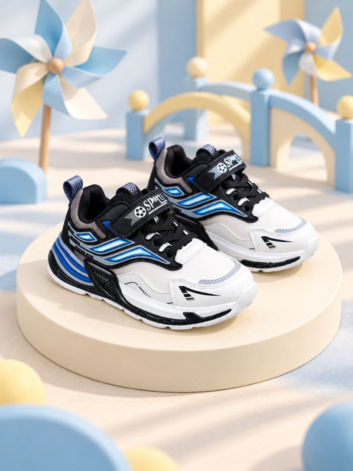 Raver 1003 Sneakers – Black & Blue