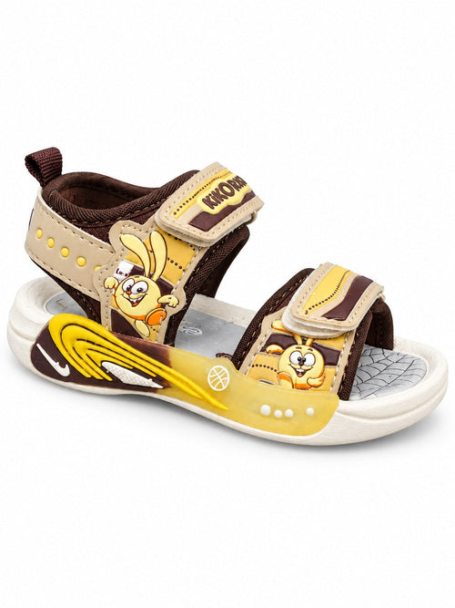 Amage-3 Sandals | Brown & Beige